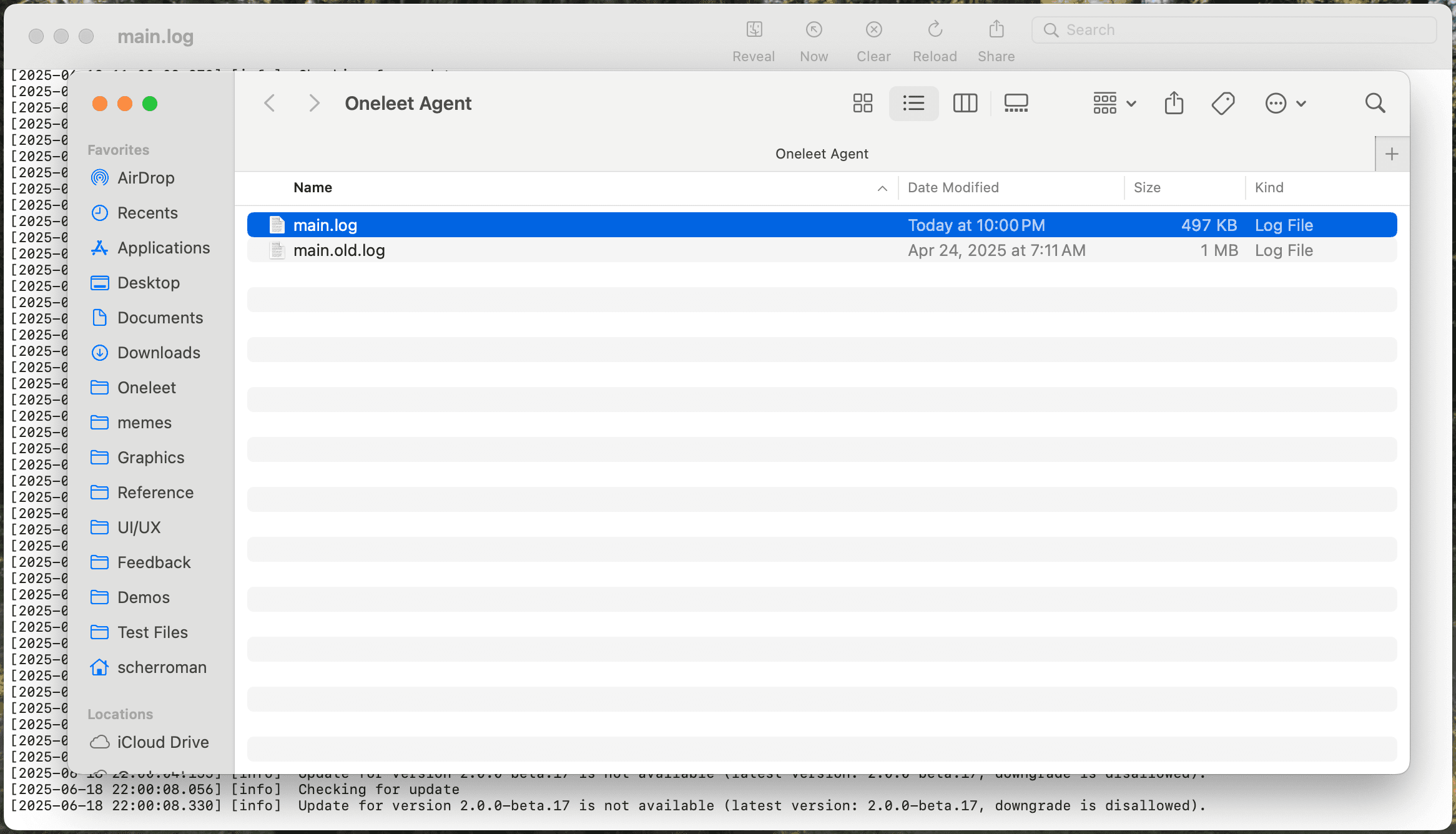 macOS logs