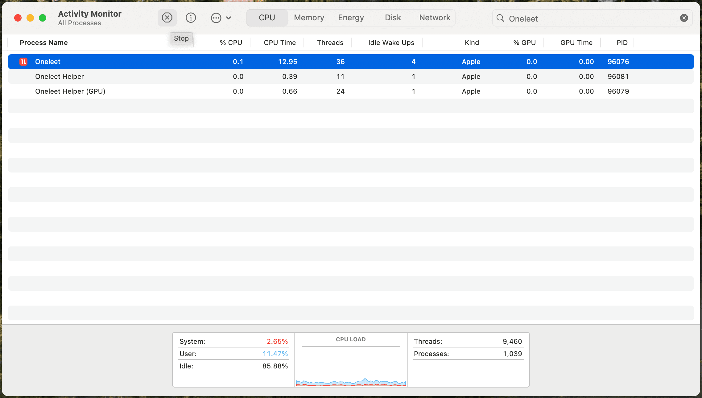 macOS quit